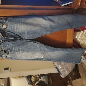 Mens 36x30 Ralph Lauren Ashmore Original Jeans Distressed